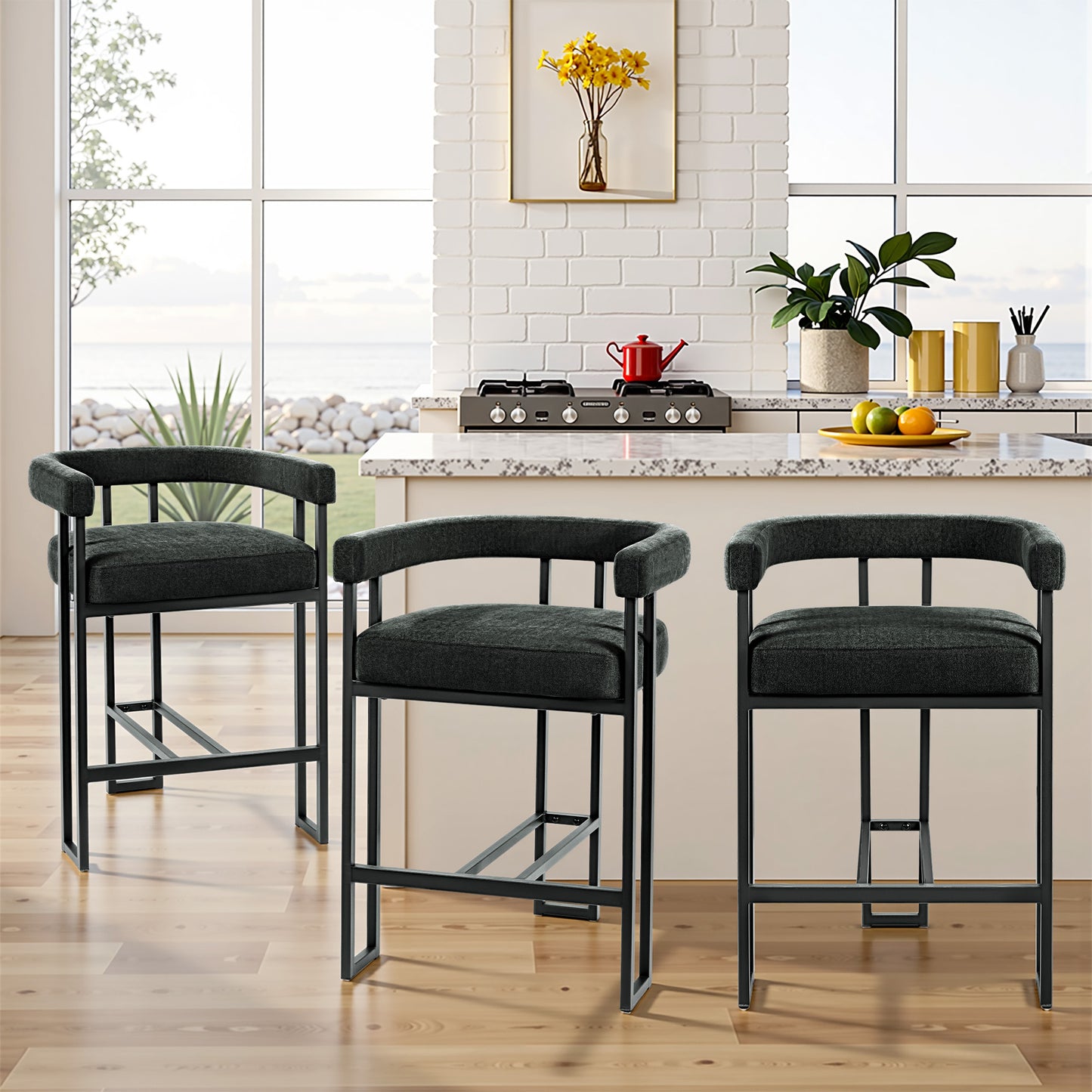 COOLHUT 26" Upholstered Dining Chairs, Kitchen Chairs for Dining Table, Modern Dining Room Chairs, Elegant Design Home Kitchen Furniture