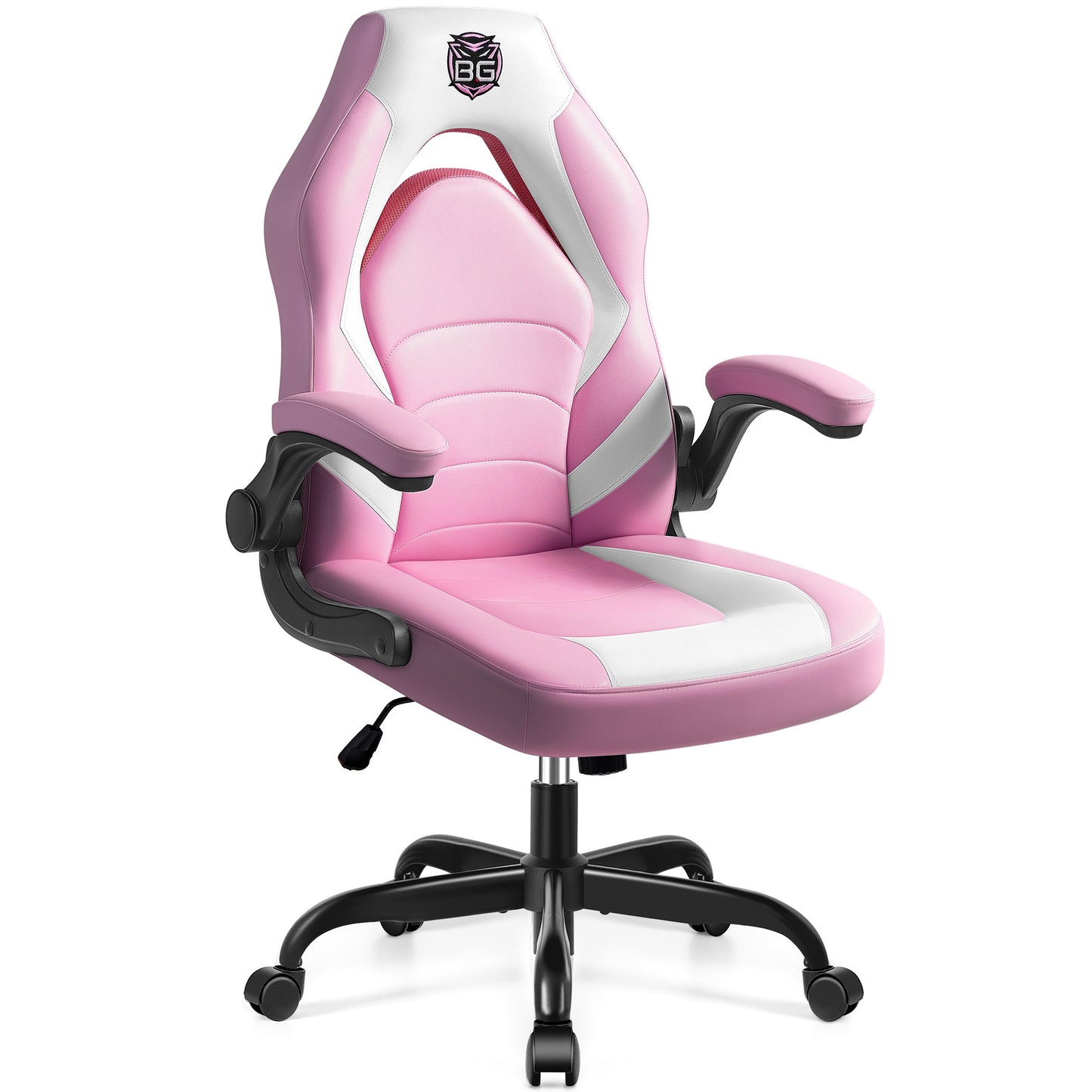 CoolHut Ergonomic Gaming Chair, Waist Support With Reverse handrails
