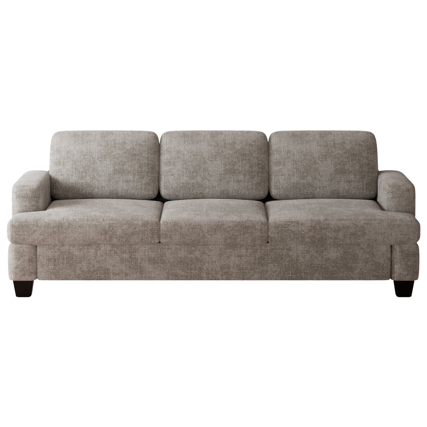 CoolHut Comfy Sofa Couch, Upholstered Deep 3 Seats Sofa for Living Room, Chenille Fabric Sofa Couch with Reovable Cover