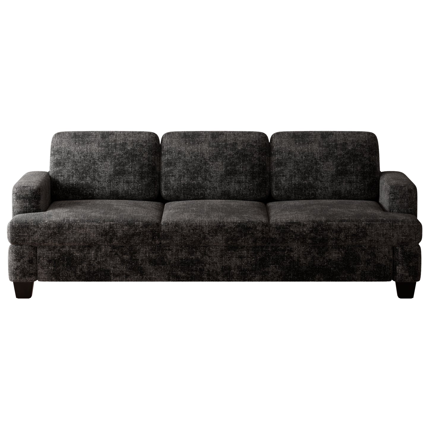 CoolHut Comfy Sofa Couch, Upholstered Deep 3 Seats Sofa for Living Room, Chenille Fabric Sofa Couch with Reovable Cover