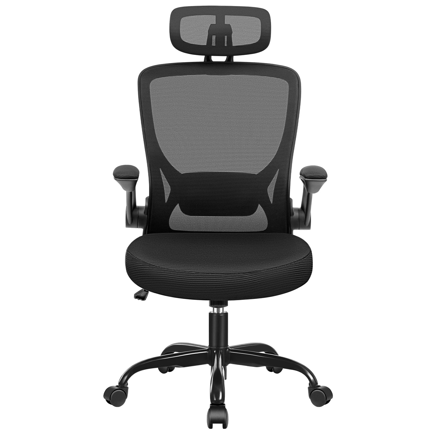 Office Chair Ergonomic Desk Chair, High Back Gaming Chair, Big and Tall Reclining Comfy Home Office Chair Lumbar Support Breathable Mesh Computer Chair Adjustable Armrests