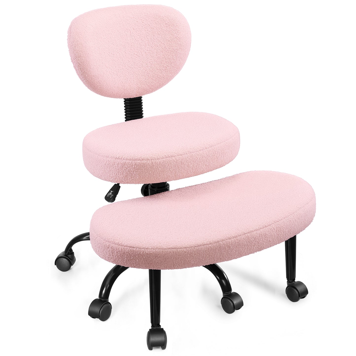 COOLHUT Cross Legged Office Chair, Meditation Chair with Lumbar Support, ADHD Desk Chair for Adults