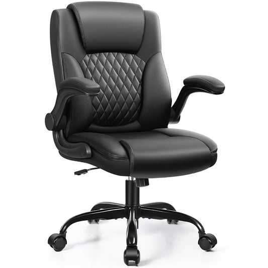Executive Office Chair with Adjustable Armrests and Ergonomic Design 245