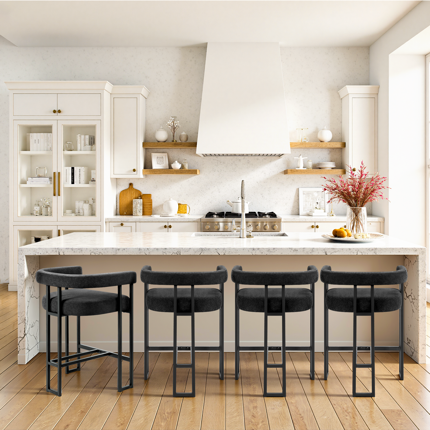 COOLHUT 26" Upholstered Dining Chairs, Kitchen Chairs for Dining Table, Modern Dining Room Chairs, Elegant Design Home Kitchen Furniture