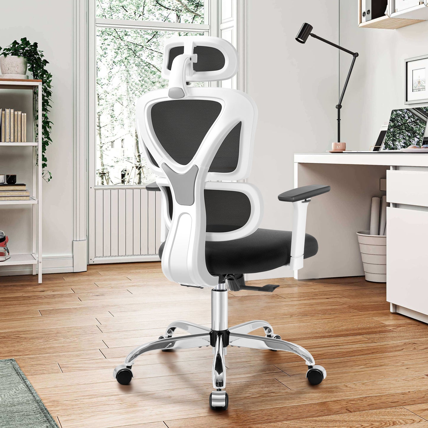 COOLHUT Ergonomic Office Chair, High Back Adjustable Computer Desk Chair with Lumbar Support, 500lb