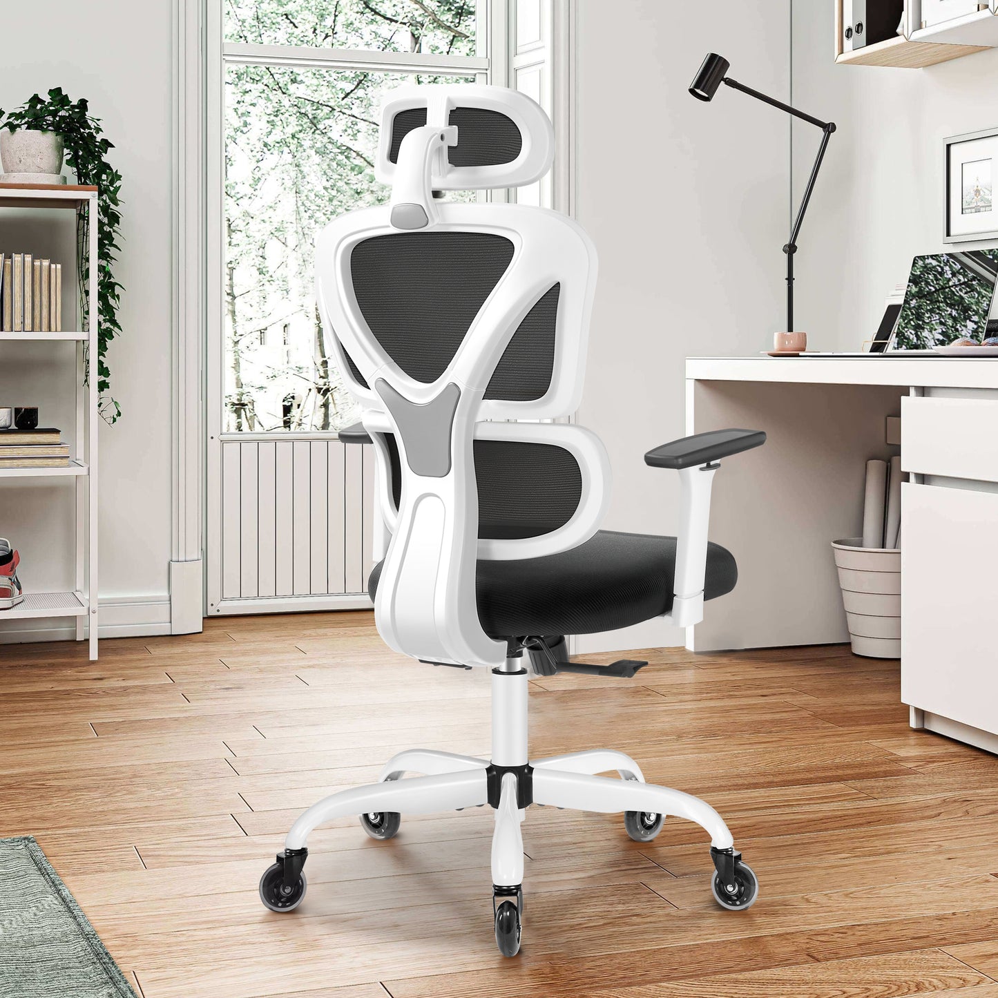 COOLHUT Ergonomic Office Chair, High Back Adjustable Computer Desk Chair with Lumbar Support, 500lb