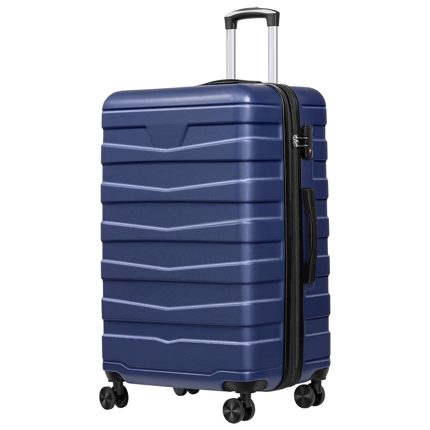 AMZFUN Carry On Luggage, Lightweight ABS+PC Hard Case Suitcase With 360° Rotating Silent Wheel