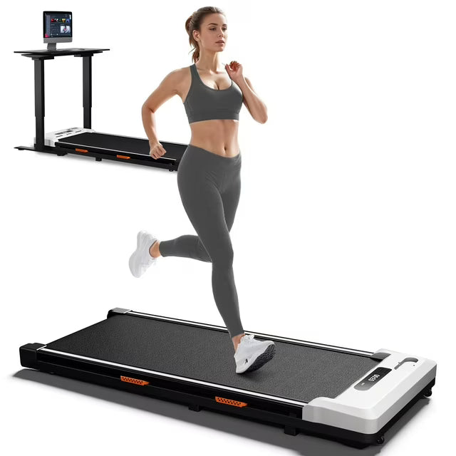 CoolHut Under Desk Treadmill, Walking Pad 3 in 1 Folding Treadmill