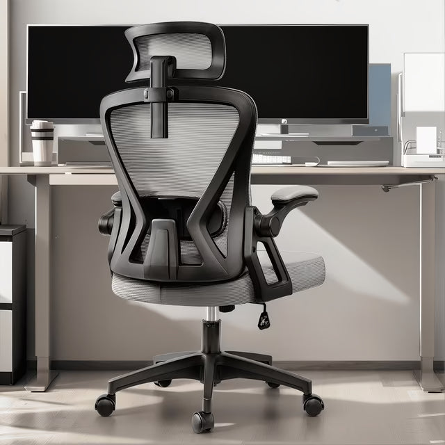 COOLHUT Ergonomic Mesh Office Chair, High Back Office Chair with Headrest