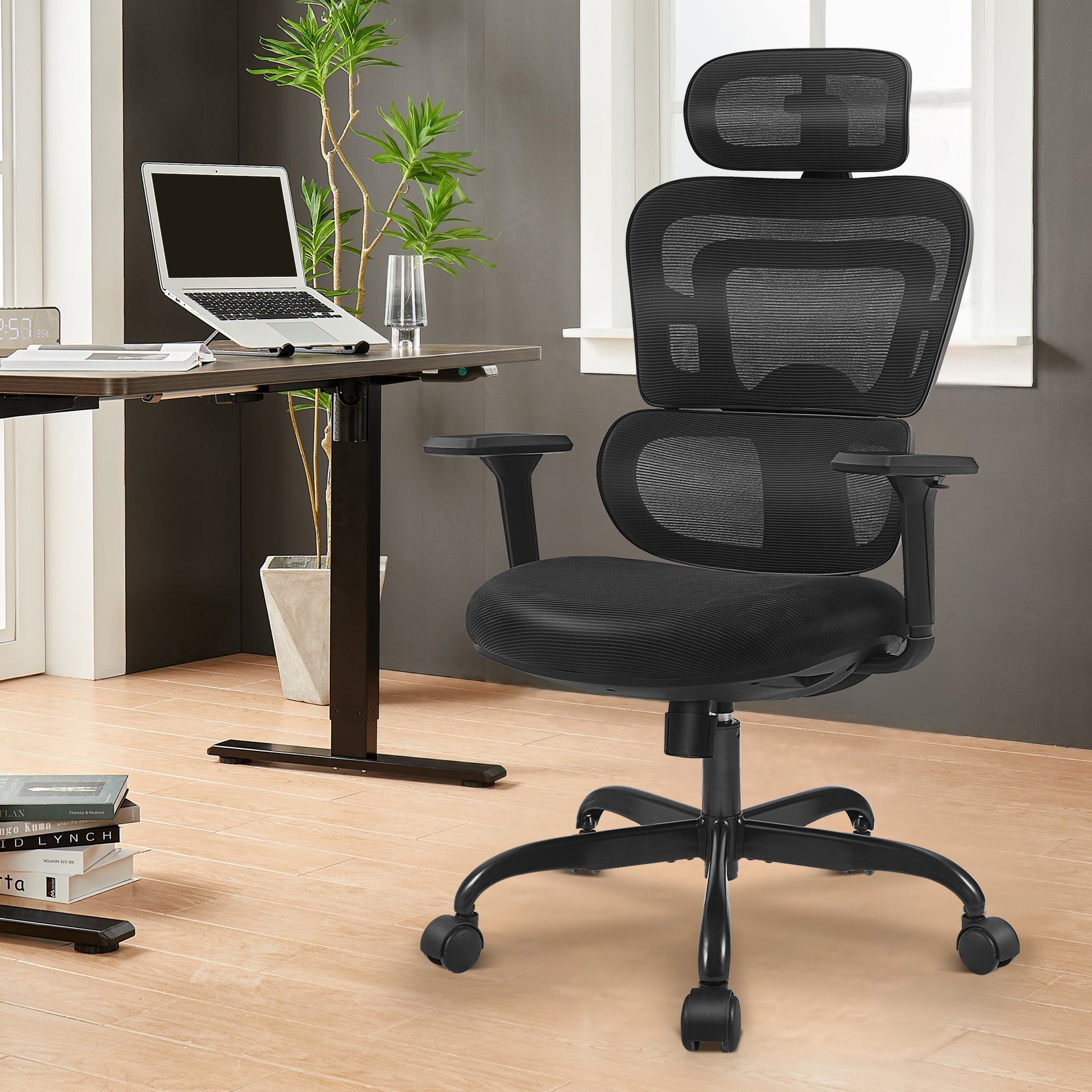 COOLHUT 3D Armrest Ergonomic Office Chair 968-J