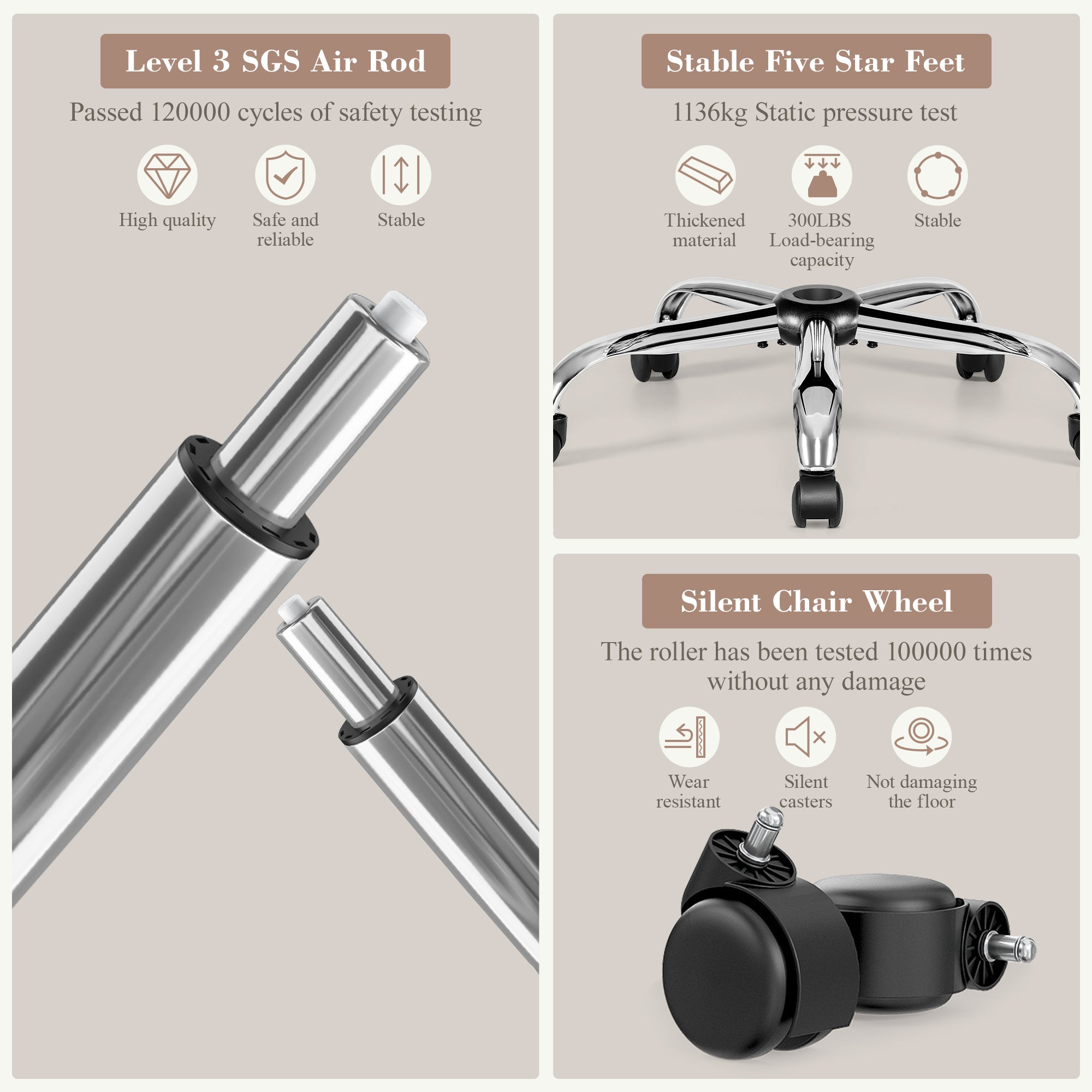 Makeup chair with crossed legs