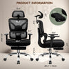 COOLHUT Premium Ergonomic Desk Chair with Footrest 2502