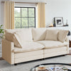 CoolHut Modular Sectional Sofa Couch, Comfy 3 Seats Sofa Sectional Couch for Living Room