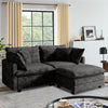 CoolHut Modular Sectional Sofa Couch, Comfy 3 Seats Sofa Sectional Couch for Living Room