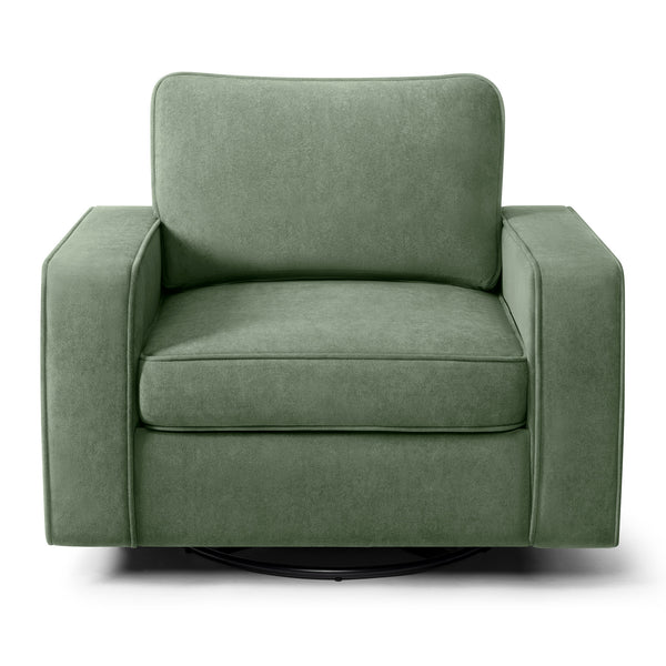 COOLHUT 360° Swivel Accent Chair Set of 1, 36.2" Wide Accent Chair Armchair, Comfy Upholstered Single Sofa Chair for Living Room and Bedroom