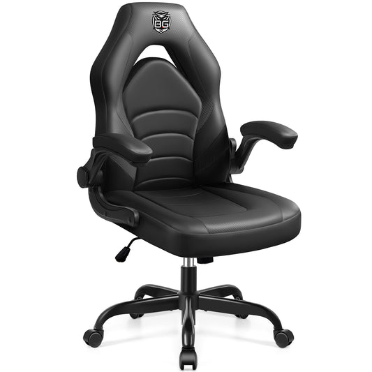 CoolHut Ergonomic Gaming Chair, Waist Support With Reverse handrails