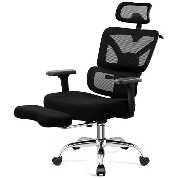 COOLHUT Premium Ergonomic Desk Chair with Footrest 2502