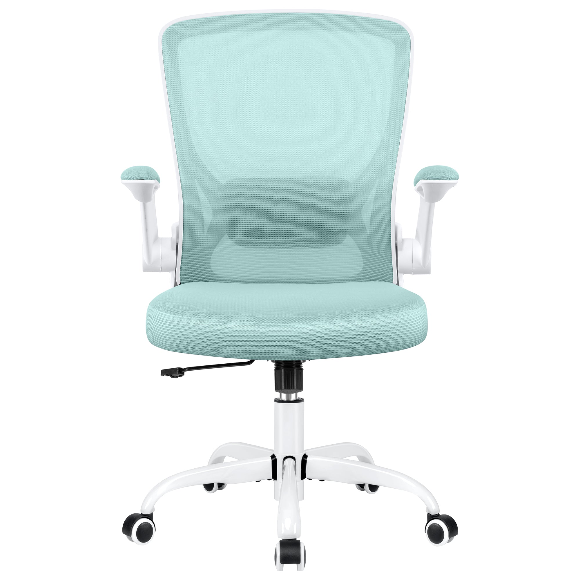 COOLHUT Office Chair, Ergonomic Office Chair with 8-year time warranty, Comfort Home Office Task Chair, Lumbar Support Computer Chair with Flip-up Arms and Adjustable Height, 350LBS