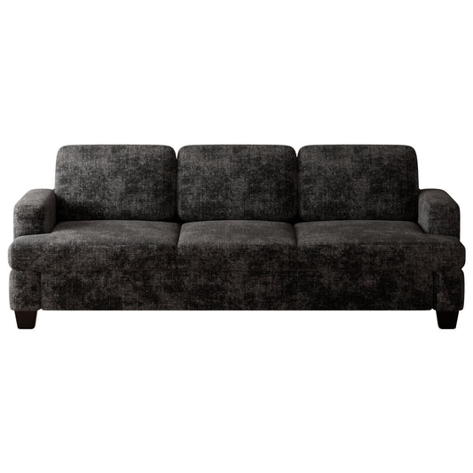 CoolHut Comfy Sofa Couch, Upholstered Deep 3 Seats Sofa for Living Room, Chenille Fabric Sofa Couch with Reovable Cover