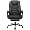 COOLHUT Executive Office Chair, Big and Tall Office Chair with Footrest Reclining Faux Leather Chair High Back Lumbar Support Ergonomic Office Chair with Padded Armrests