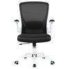 COOLHUT Office Chair, Ergonomic Office Chair with 8-year time warranty, Comfort Home Office Task Chair, Lumbar Support Computer Chair with Flip-up Arms and Adjustable Height, 350LBS