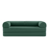 COOLHUT Combination Sofa, High Rebound Density Sponge Sofa Couch, Two Forms Floor Couch Three Seats Sofa Bed for Living Room, Bedroom