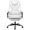 COOLHUT Executive Office Chair, Big and Tall Office Chair with Footrest Reclining Faux Leather Chair High Back Lumbar Support Ergonomic Office Chair with Padded Armrests