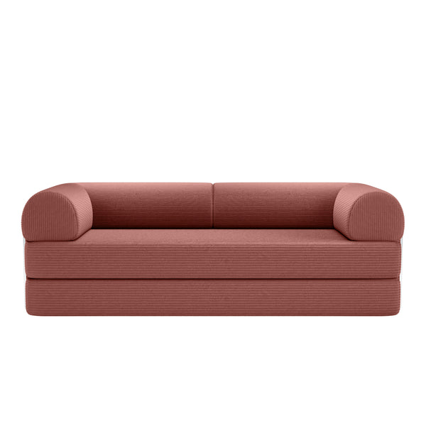 COOLHUT Combination Sofa, High Rebound Density Sponge Sofa Couch, Two Forms Floor Couch Three Seats Sofa Bed for Living Room, Bedroom