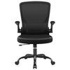 COOLHUT Office Chair, Ergonomic Office Chair with 8-year time warranty, Comfort Home Office Task Chair, Lumbar Support Computer Chair with Flip-up Arms and Adjustable Height, 350LBS