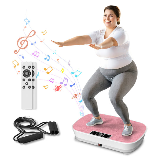CoolHut Vibration Plate Exercise Machine, Body Workout Wave Vibration Plate for Weight Loss, Shaping