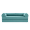 COOLHUT Combination Sofa, High Rebound Density Sponge Sofa Couch, Two Forms Floor Couch Three Seats Sofa Bed for Living Room, Bedroom