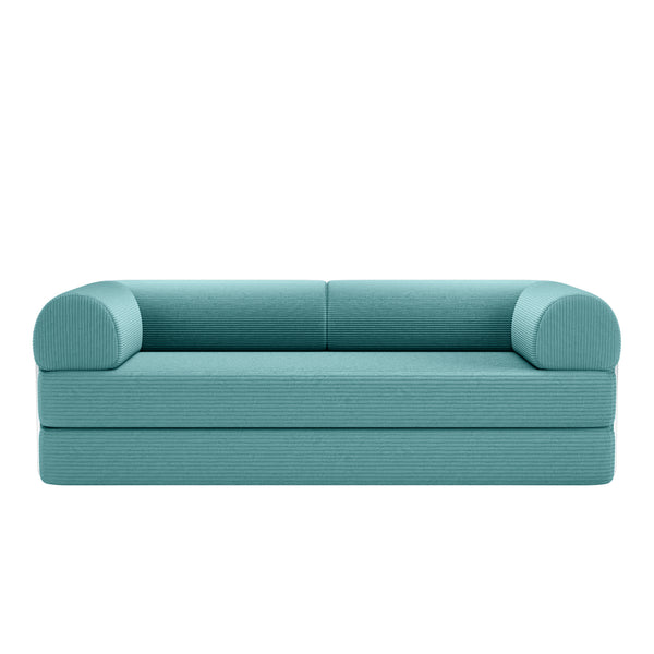 COOLHUT 78.7" W Combination Sofa, High Rebound Density Sponge Sofa Couch, Two Forms Floor Couch Three Seats Sofa Bed for Living Room, Bedroom, 2 Pack