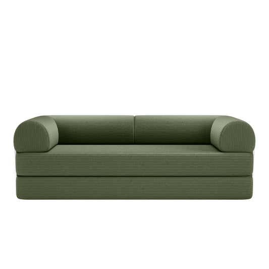 COOLHUT 78.7" W Combination Sofa, High Rebound Density Sponge Sofa Couch, Two Forms Floor Couch Three Seats Sofa Bed for Living Room, Bedroom, 2 Pack