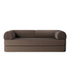 COOLHUT 78.7" W Combination Sofa, High Rebound Density Sponge Sofa Couch, Two Forms Floor Couch Three Seats Sofa Bed for Living Room, Bedroom, 2 Pack