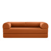 COOLHUT 78.7" W Combination Sofa, High Rebound Density Sponge Sofa Couch, Two Forms Floor Couch Three Seats Sofa Bed for Living Room, Bedroom, 2 Pack
