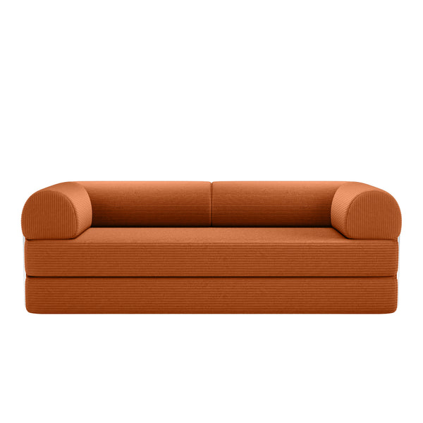 COOLHUT 78.7" W Combination Sofa, High Rebound Density Sponge Sofa Couch, Two Forms Floor Couch Three Seats Sofa Bed for Living Room, Bedroom, 2 Pack