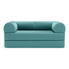 COOLHUT Combination Sofa, High Rebound Density Sponge Sofa Couch, Two Forms Floor Couch Three Seats Sofa Bed for Living Room, Bedroom
