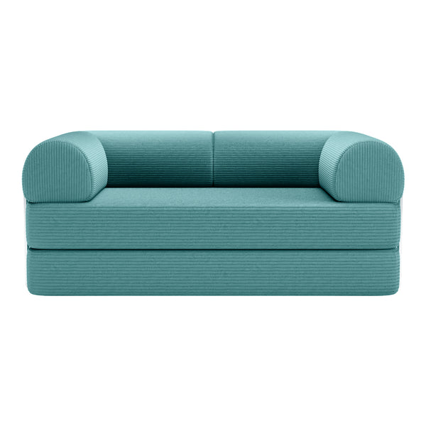 COOLHUT Combination Sofa, High Rebound Density Sponge Sofa Couch, Two Forms Floor Couch Three Seats Sofa Bed for Living Room, Bedroom