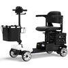 COOLHUT Upgrade 4 Wheels Mobility Scooter for Seniors with Removable Battery, 25+ Mile Range Foldable Electric Powered Mobility Wheelchair Device with Foldable Back Baskets, Fits in Car Trunk
