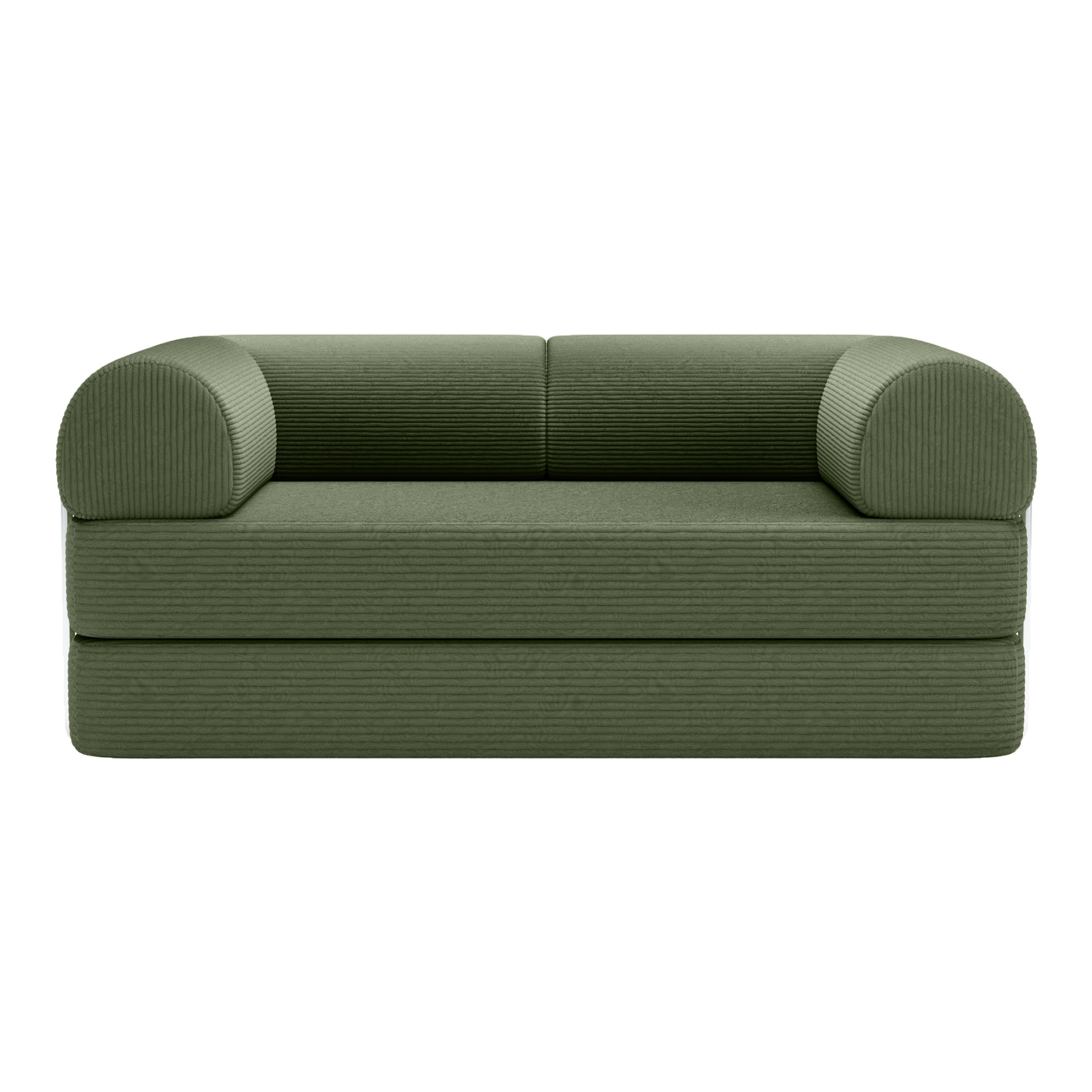 COOLHUT Combination Sofa, High Rebound Density Sponge Sofa Couch, Two Forms Floor Couch Three Seats Sofa Bed for Living Room, Bedroom