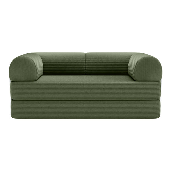COOLHUT Combination Sofa, High Rebound Density Sponge Sofa Couch, Two Forms Floor Couch Three Seats Sofa Bed for Living Room, Bedroom