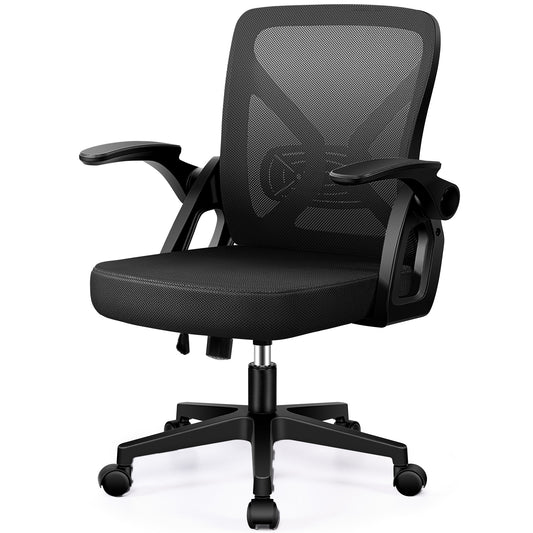COOLHUT Office Chair, 400LBS Ergonomic Desk Chair with Adjustable Lumbar Support, Mesh Computer Chair, Executive Chairs for Home Office Comfortable Lumbar Support 8-Year Warranty,