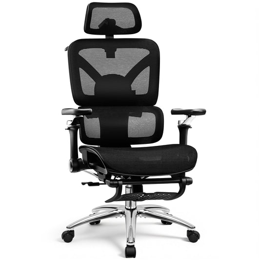 COOLHUT Premium Ergonomic Desk Chair with Footrest 2502