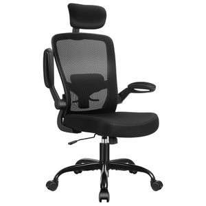COOLHUT Dual-Lumbar Neck-Support Ergonomic Office Chair 918H-C