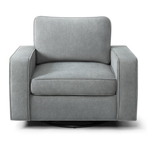 COOLHUT 360° Swivel Accent Chair Set of 1, 36.2" Wide Accent Chair Armchair, Comfy Upholstered Single Sofa Chair for Living Room and Bedroom