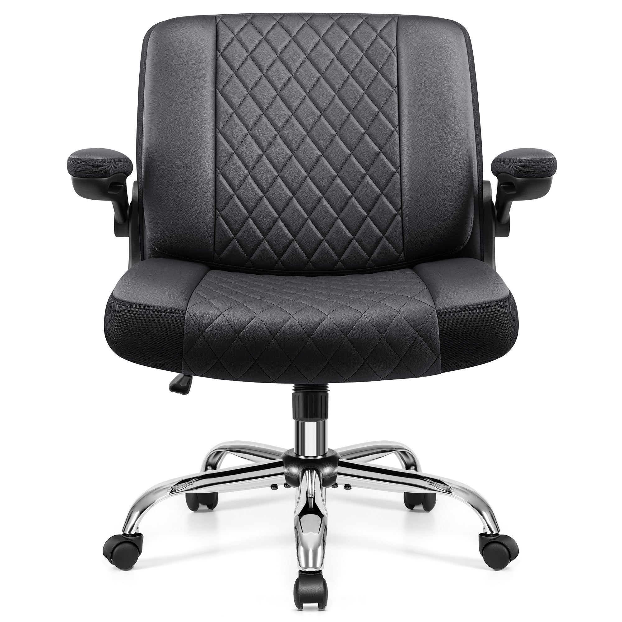 Makeup chair with crossed legs