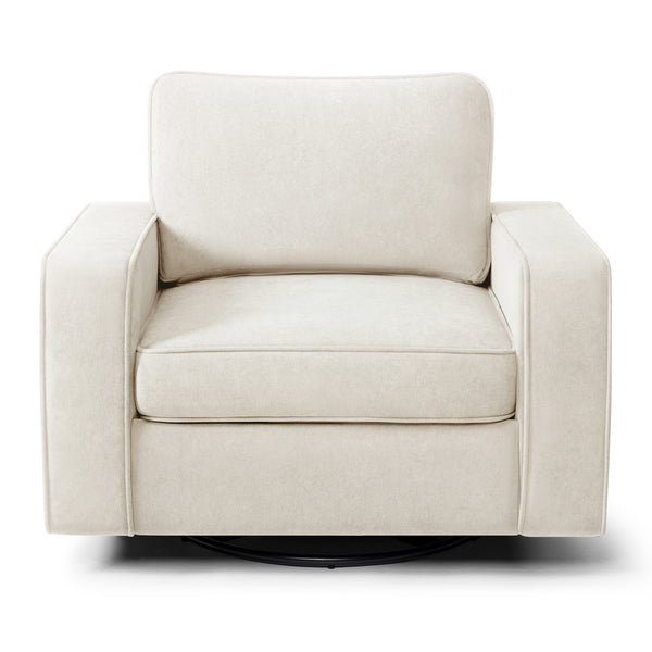 COOLHUT 360° Swivel Accent Chair Set of 1, 36.2" Wide Accent Chair Armchair, Comfy Upholstered Single Sofa Chair for Living Room and Bedroom