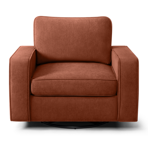 COOLHUT 360° Swivel Accent Chair Set of 1, 36.2" Wide Accent Chair Armchair, Comfy Upholstered Single Sofa Chair for Living Room and Bedroom