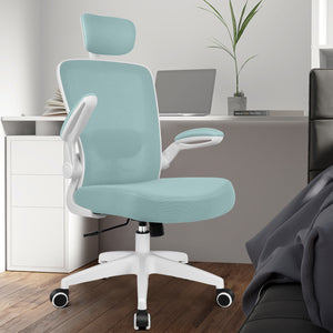 COOLHUT Dual-Lumbar Neck-Support Ergonomic Office Chair 918H-C