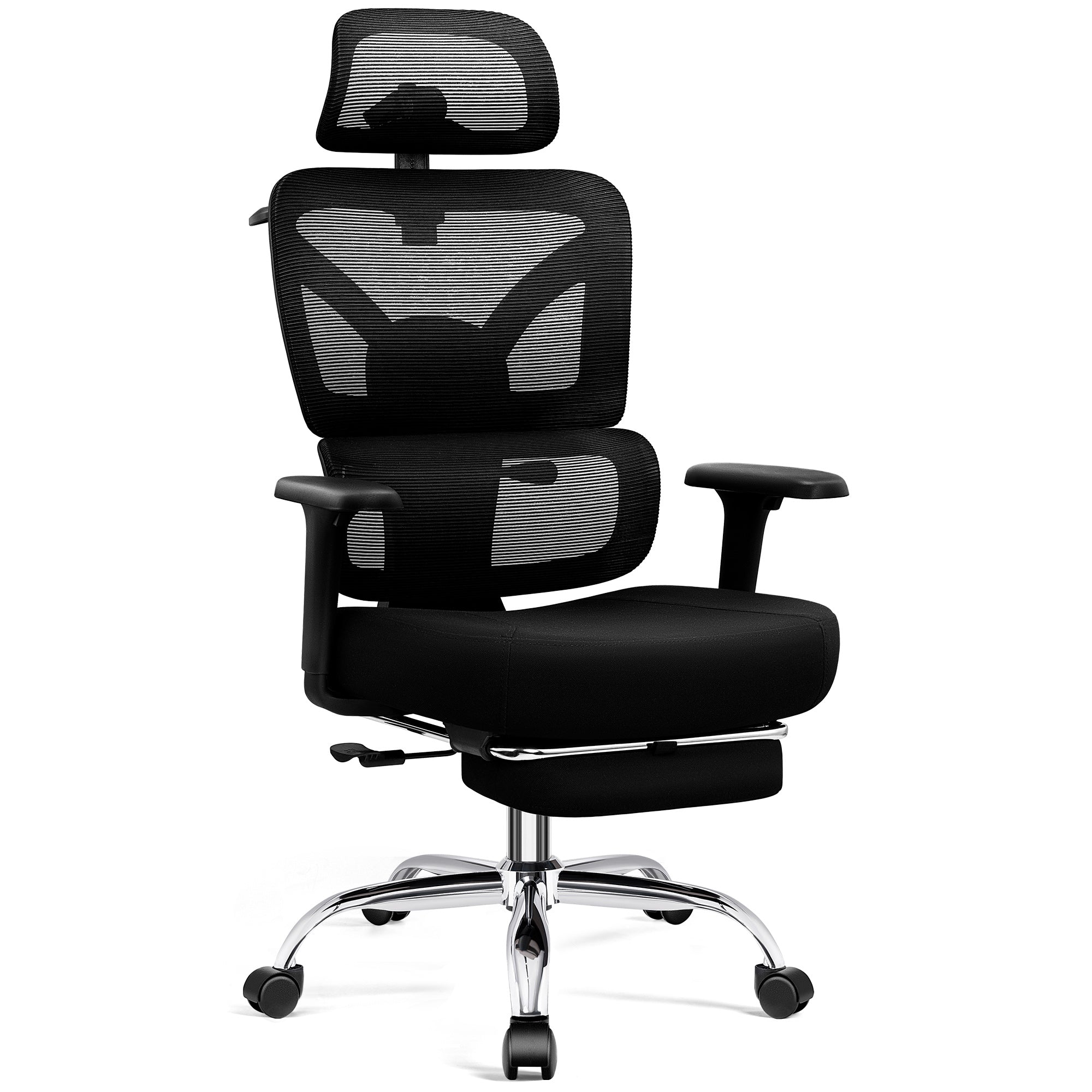 COOLHUT Premium Ergonomic Desk Chair with Footrest 2502